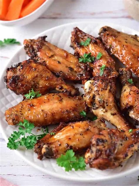 Air Fryer Marinated Chicken Wings Story Dr Davinahs Eats