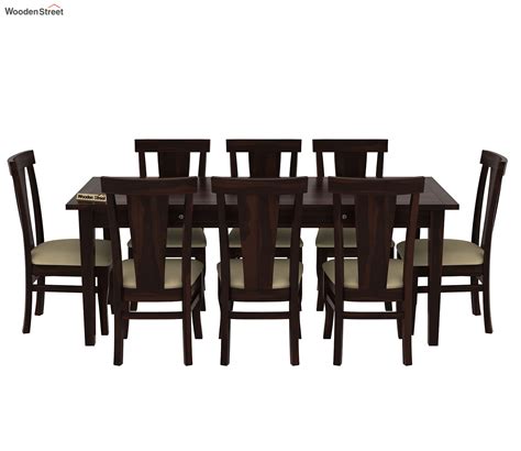 Buy Mcbeth Storage Seater Dining Set Walnut Finish Online In India