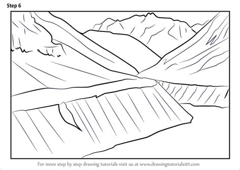 Step By Step How To Draw Pin Valley National Park