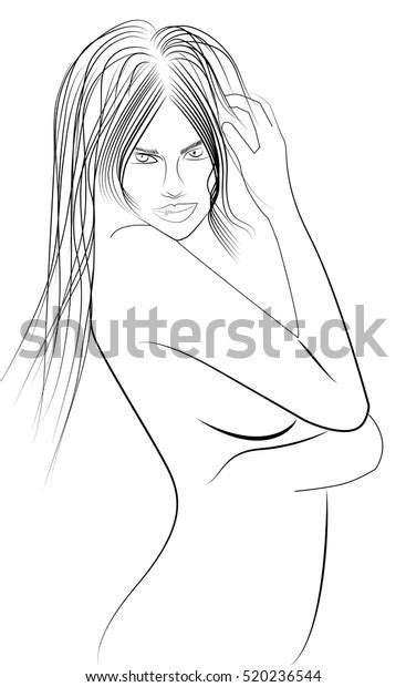 Big Breast Asian Nude Stock Vectors And Vector Art Shutterstock