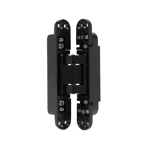 Pack Inch Black Invisible Door Hinges Heavy Duty Zinc Alloy Hidden