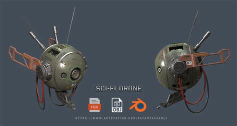 ArtStation - Sci Fi Drone | Game Assets