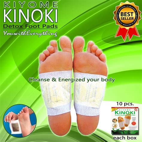 Authentic Kinoki Detox Foot Pads Organic Herbal Cleansing And