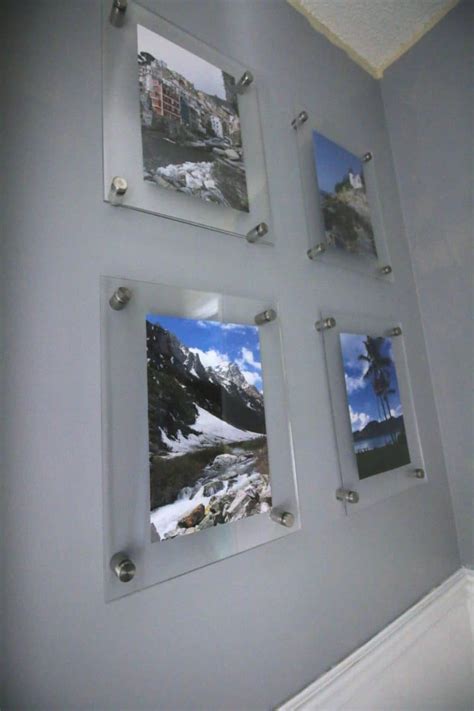 Diy Knock Off Wall Mounted Acrylic Frame Gallery Wall