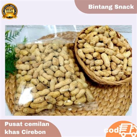 Kacang Kulit Oven Kg Kacang Sangrai Kg Murah Cemilan Gurih Lazada