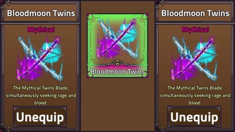 How To Get Bloodmoon Twins In King Legacy Bloodmoon Twins Sword Youtube