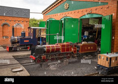 miniature steam locomotives   engine shed   south downs