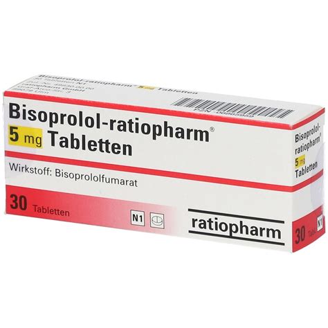 Bisoprolol Ratiopharm Mg St Shop Apotheke