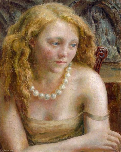 Artwork Replica The Pearl Necklace By Dod Procter Inspired By