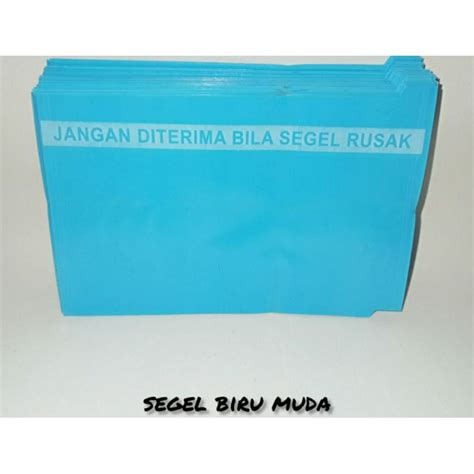 jual segel tutup galon isi ulang segel polos biru muda biru langit