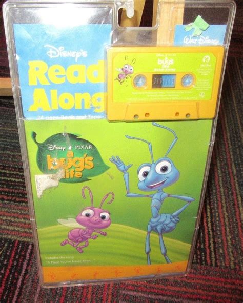 New Disneys A Bugs Life Read Along Storybook And Cassette Tape Nos