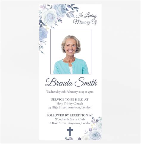 Digital Funeral Announcement 05 | Exclusive Memorials