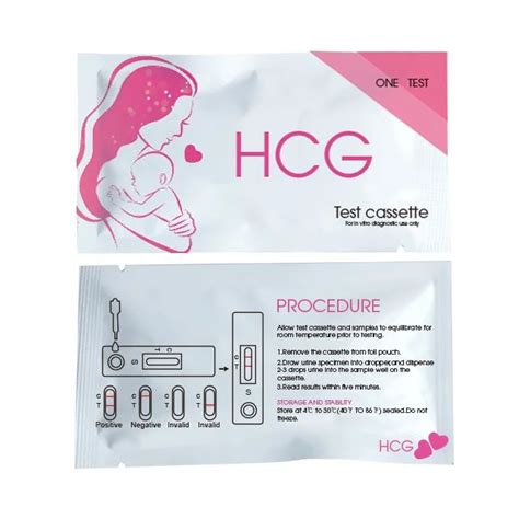 Accurate One Step Urine HCG Rapid Pregnancy Test Strip Cassette