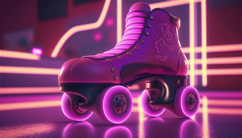 Patins Ai Generativos No Estilo Cyberpunk Disco Nost Lgico Anos Anos