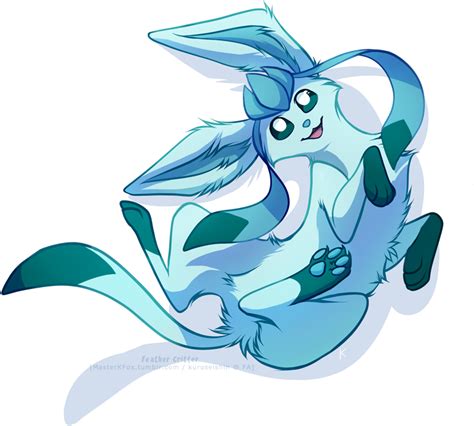 Cute Glaceon Illustration Clipart Large Size Png Image Pikpng