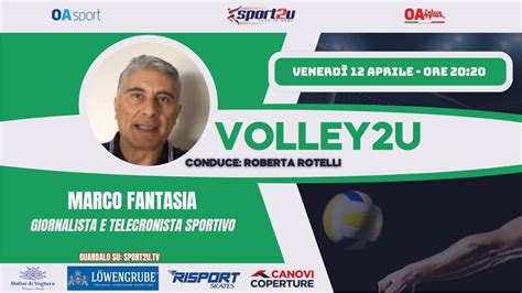 Marco Fantasia Giornalista E Telecronista Sportivo A Volley2u YouTube