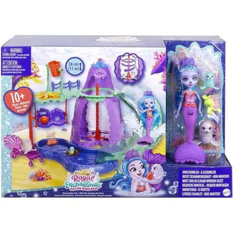 Coffret Enchantimals Sirene Poupee Shayda Otarie Le Parc Aquatique Set