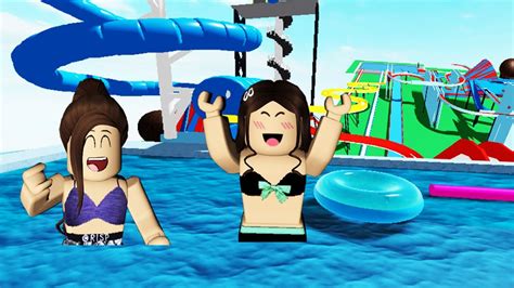 Roblox Visita ao Parque Aquático YouTube