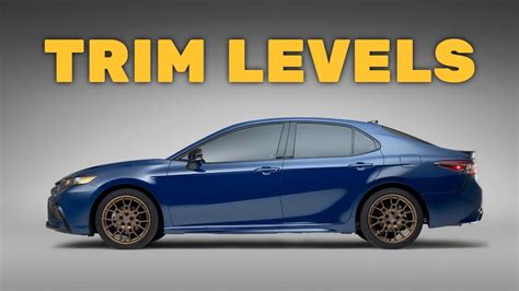 Toyota Camry Wiki Trim Levels