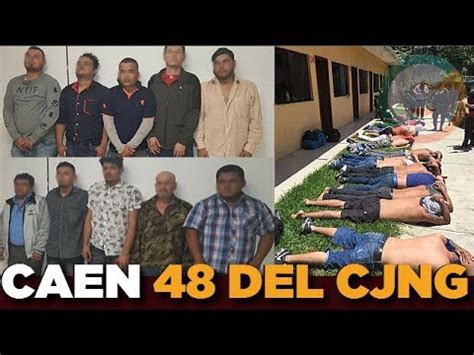 48 Integrantes Del CJNG Detenidos En Chiapas YouTube