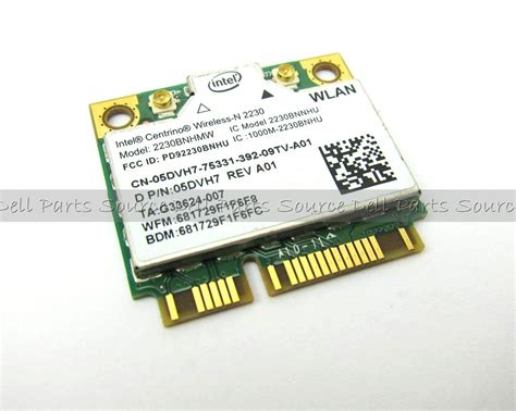 Intel Centrino Wireless N 2230 Wlan 80211 Bgn Bluetooth Half