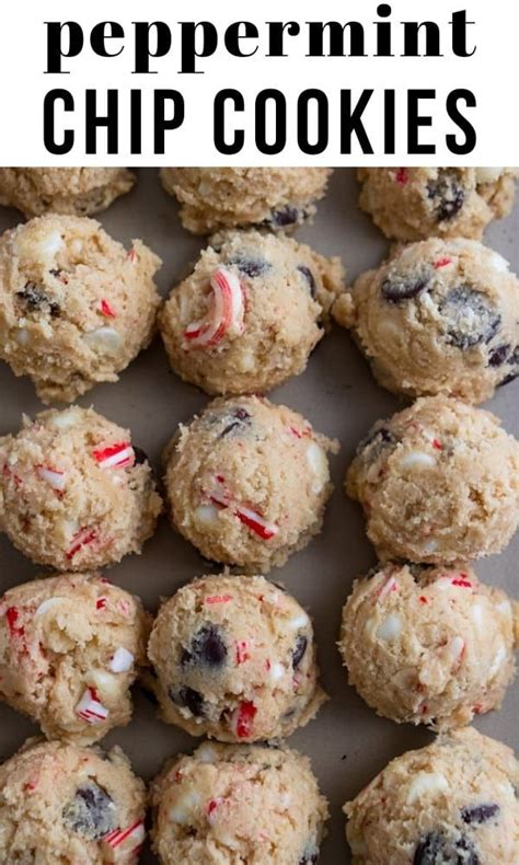 Peppermint Chocolate Chip Cookies Recipe Lemons Zest Recette