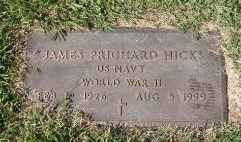 James Prichard Hicks Find A Grave Memorial