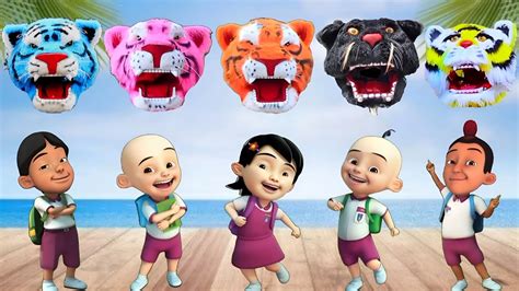 Lucu Upin Ipin Dan Kawan Kawannya Bermain Barongan Macanan Paling