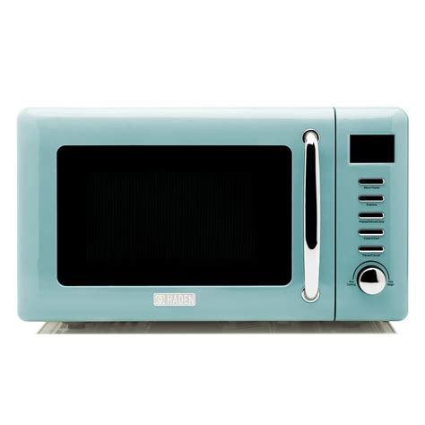 Haden Cotswold Vintage Retro 0.7 Cu Ft 800W Countertop Microwave Oven, Blue - Walmart.com ...