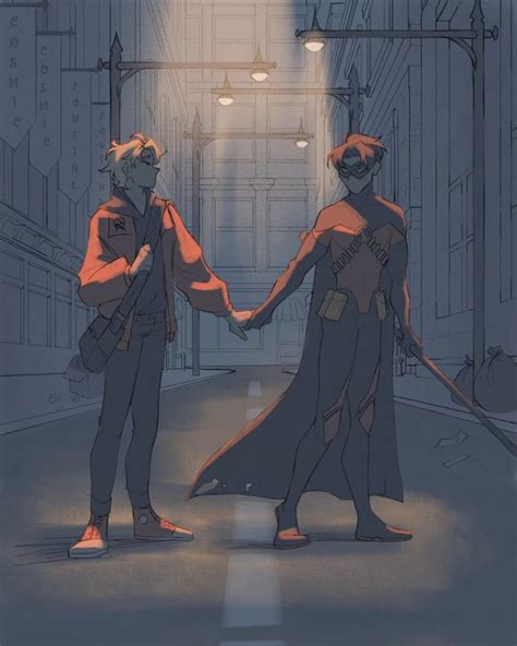 Two People Holding Hands While Standing In An Alley