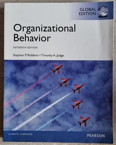 Organizational Behavior 16 Edition Stephen P Robbins And Timothy A