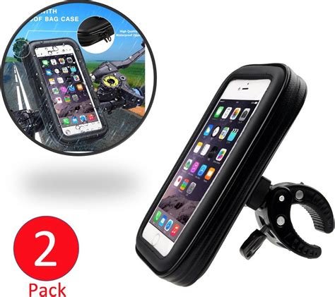 2x Telefoonhouder Fiets Waterdicht GSM Houder Fiets Smartphone