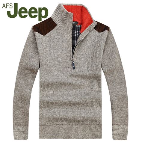 Afs Jeep 2017 The New Casual Cardigan Men Sweaters Solid Color Knitwear Autumn Warm Men