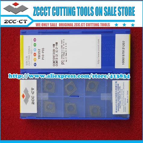 CCMT09T308 HM YBC252 CCMT CCMT09 CCMT09T3 ZCC CT Cemented Carbide CNC