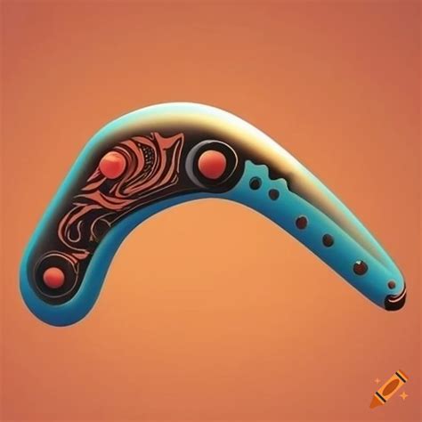 Retro King Arthur Inspired Boomerang