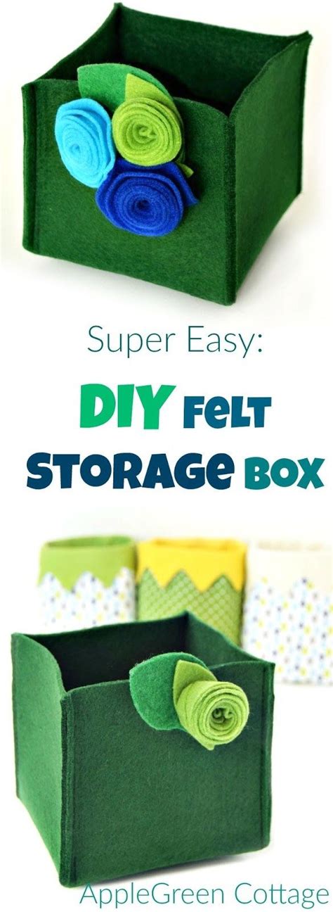 Quick Diy Storage Box Super Easy Applegreen Cottage Sewing