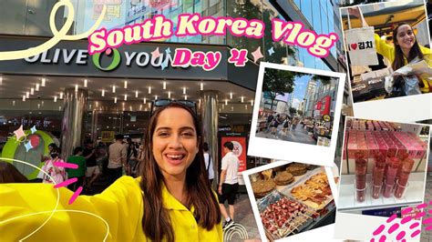 South Korea Vlog Episode Shopping At Myeong Dong Market K Pop