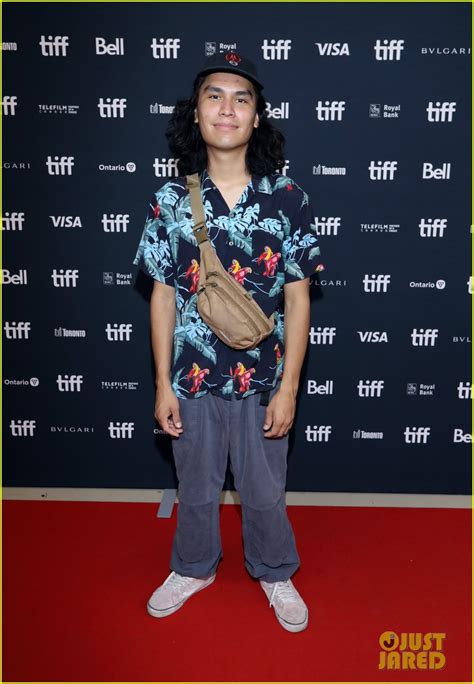 Lukas Gage Dons Bold Blue At Tiff S How To Blow Up A Pipeline