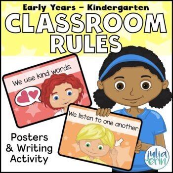 Positive Classroom Rules - Editable and Colourful by Julia Erin | TpT