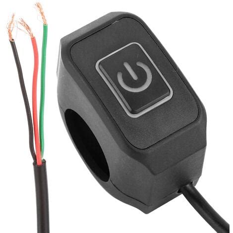 Ej Life Interrupteur De Lumi Re De Guidon De Moto Bouton Poussoir