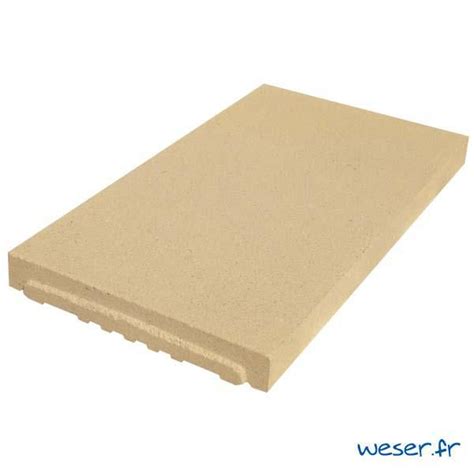 WESER Chaperon De Mur Optipose Plat Ton Pierre 49x28x4 Cm POINT P