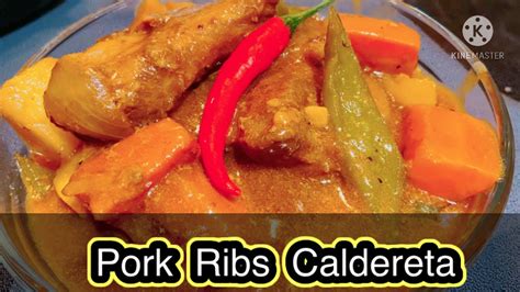 How To Cook Pork Ribs Caldereta Pork Ribs Recipe Easy Filipino