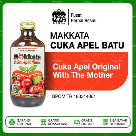 Jual Cuka Apel Makkata Original Cuka Apel Original Untuk Kesehatan Dan Cuka Apel Untuk Batu