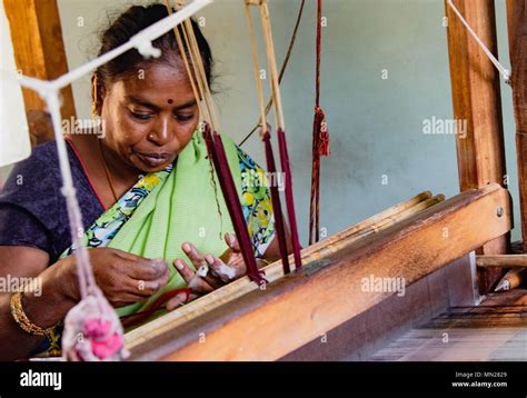 Indian Hand Loom Industry Hi Res Stock Photography And Images Alamy