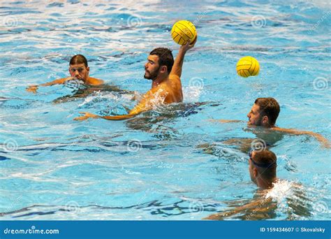 Water Polo Training Match of OSC Hungary Editorial Photography - Image ...