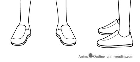 How To Draw Anime Shoes Step By Step Animeoutline Atelier Yuwaciaojp