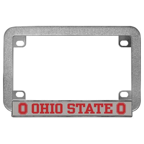 Ohio State Motorcycle License Plate Frame - College Traditions