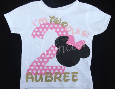 Second Birthday Shirt Im Twodles Minnie Mouse