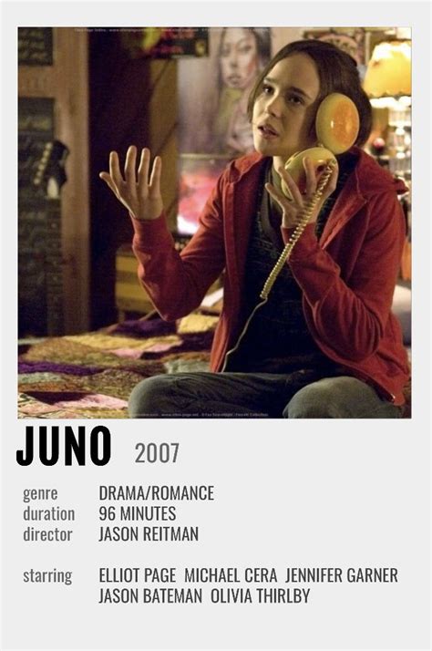 Minimalistic Movie Poster Juno Movie, Movie Tv, Movie Poster Wall ...