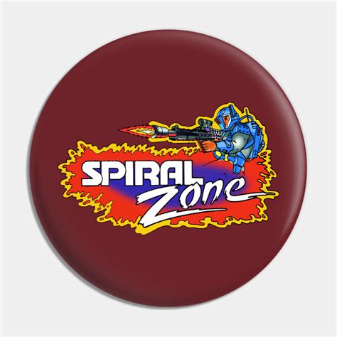 Spiral Zone Cartoon Variant - Spiral Zone - Pin | TeePublic